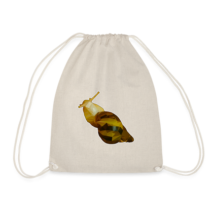 Turnbeutel Achatina reticulata Low Poly - Natur
