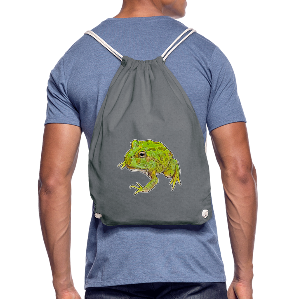 Turnbeutel Ceratophrys cranwelli Peppermint Blue - Grau