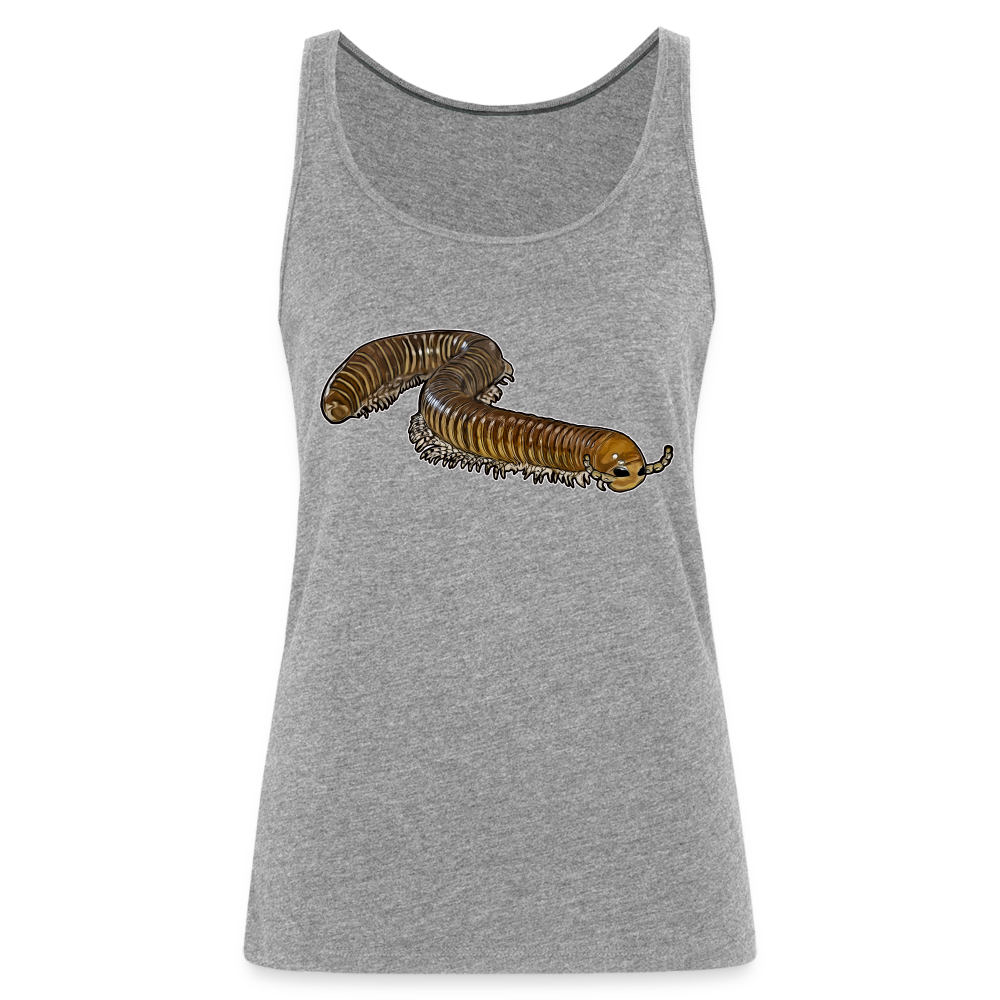 Frauen Tank Top Telodeinopus aoutii - Grau meliert