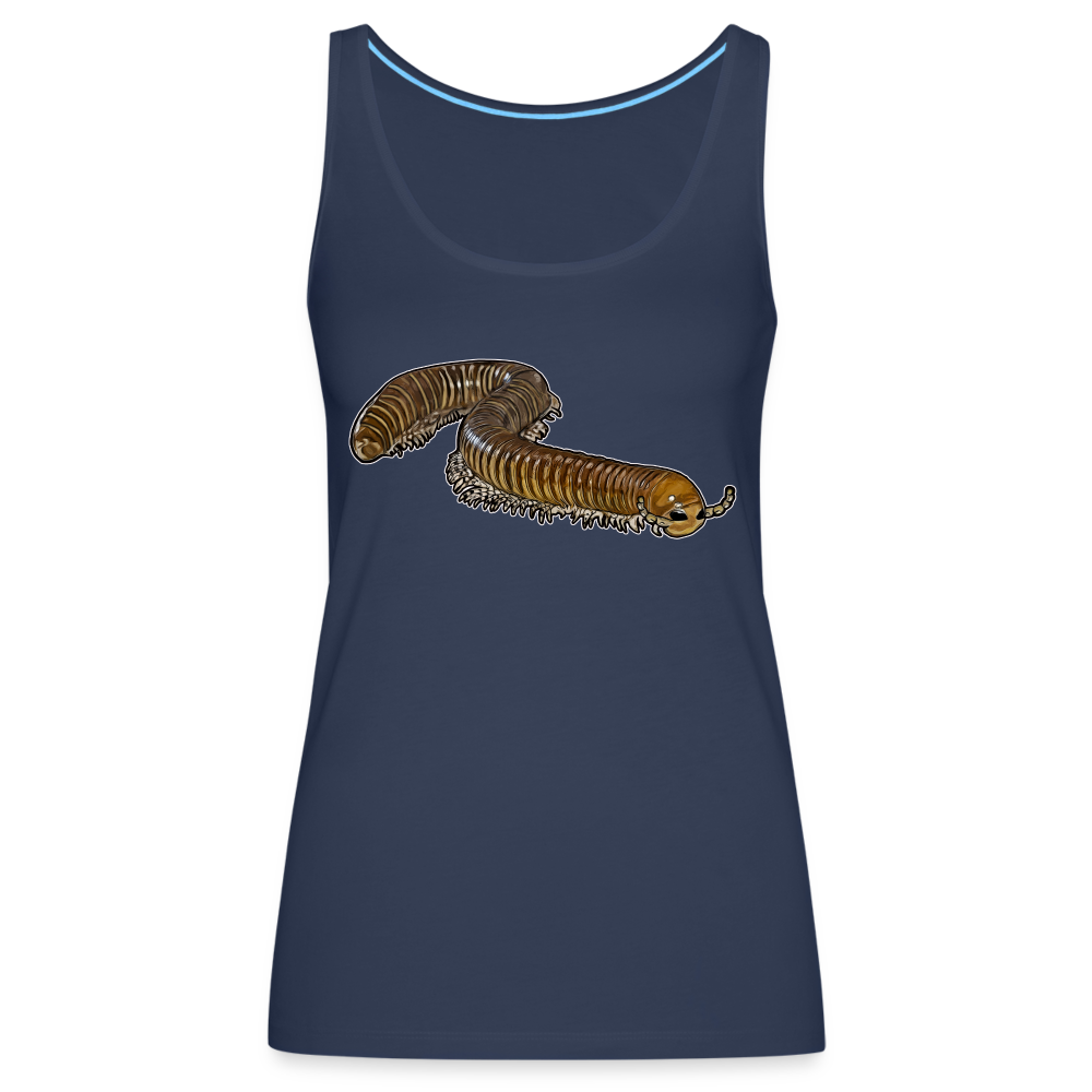 Frauen Tank Top Telodeinopus aoutii - Navy