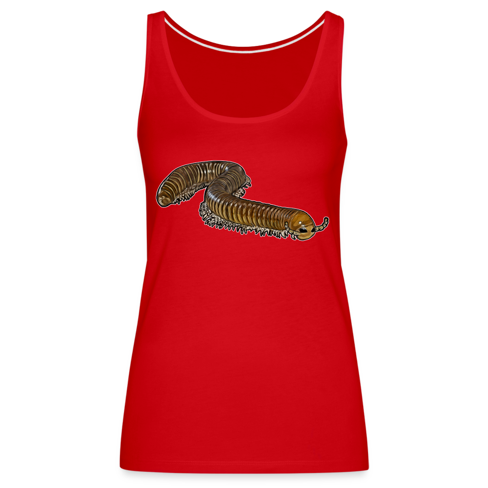 Frauen Tank Top Telodeinopus aoutii - Rot
