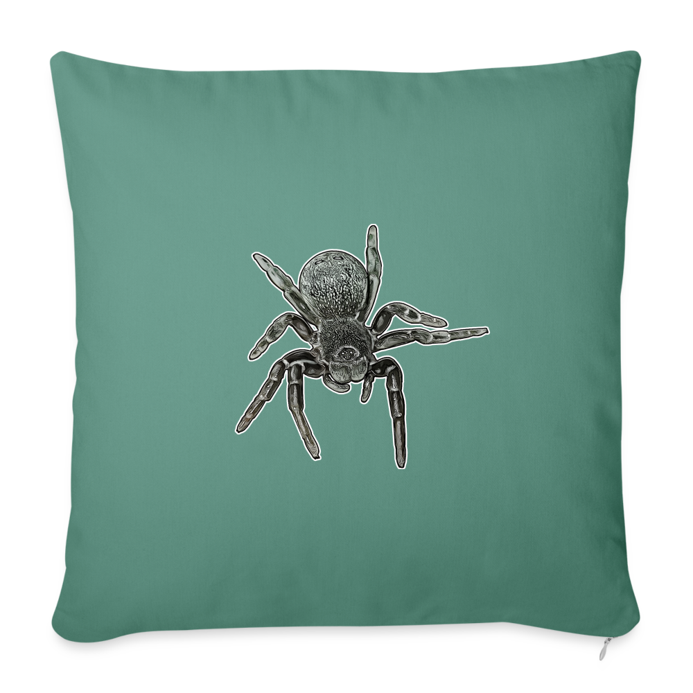 Sofakissen mit Füllung 44 x 44 cm Eresus walckenaeri - Tanngrün
