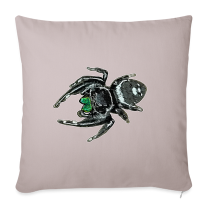 Sofakissen mit Füllung 44 x 44 cm Phidippus regius White Bahamas male - helles Taupe