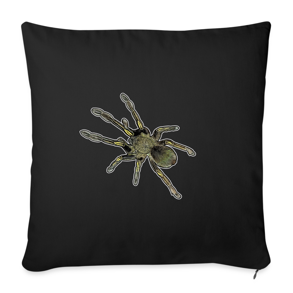 Sofakissen mit Füllung 44 x 44 cm Ephebopus murinus - Schwarz