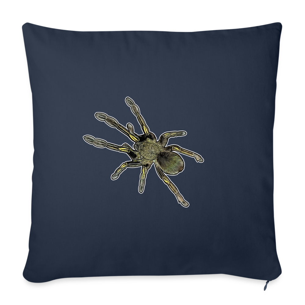 Sofakissen mit Füllung 44 x 44 cm Ephebopus murinus - Navy