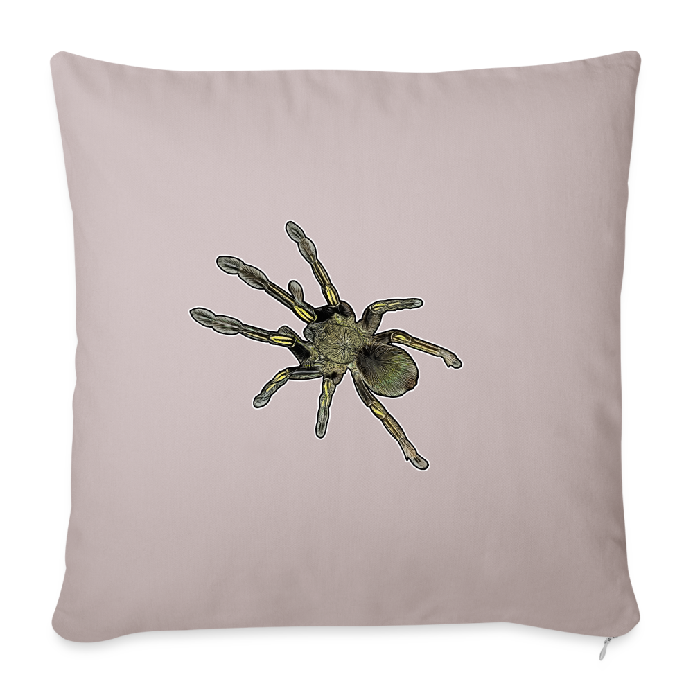 Sofakissen mit Füllung 44 x 44 cm Ephebopus murinus - helles Taupe
