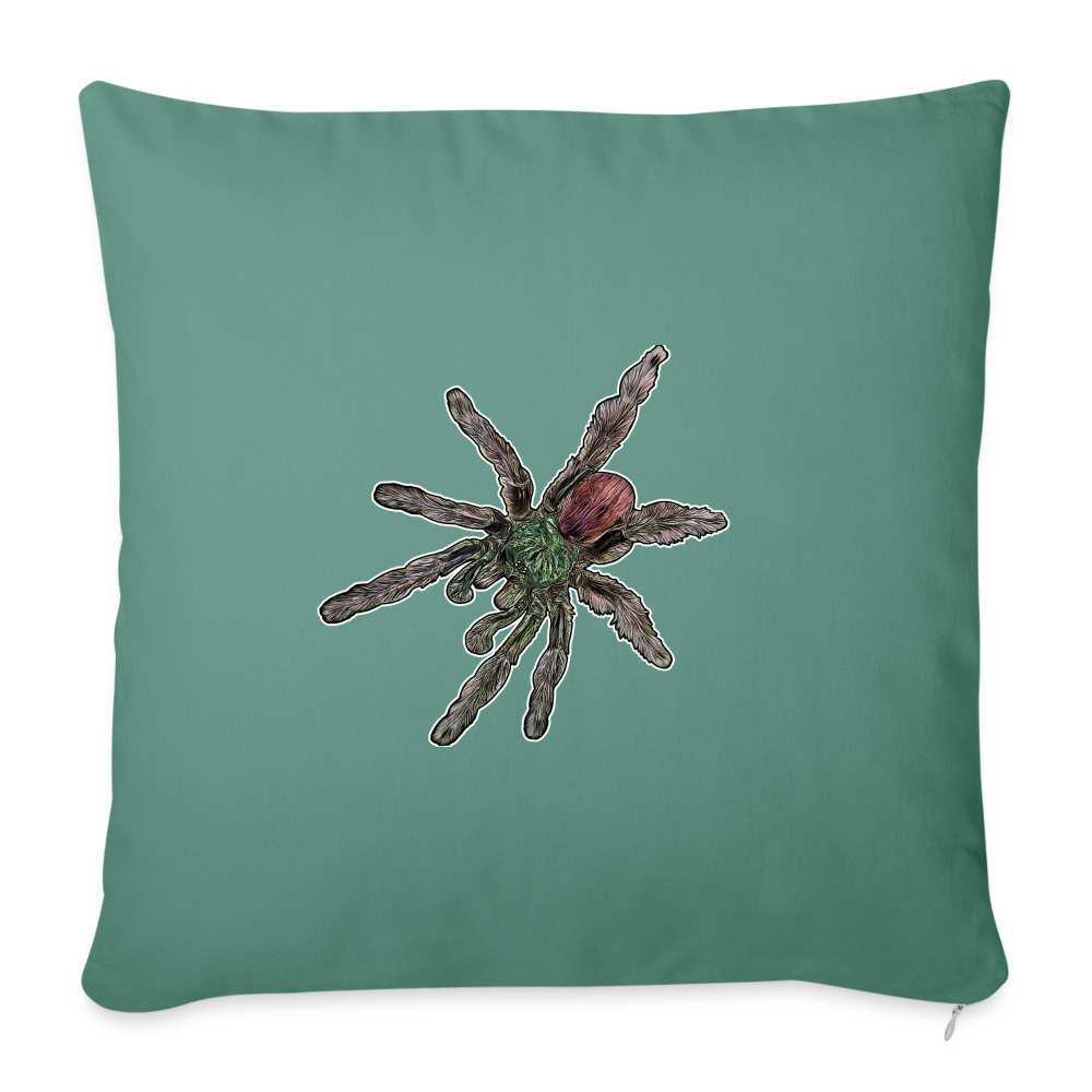 Sofakissen mit Füllung 44 x 44 cm Caribena versicolor - Tanngrün