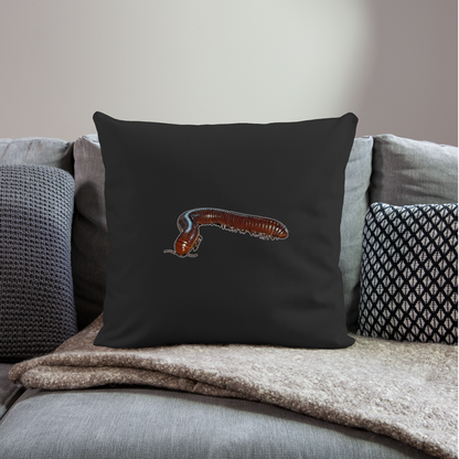 Sofakissen mit Füllung 44 x 44 cm Ophistreptus guineensis - Schwarz