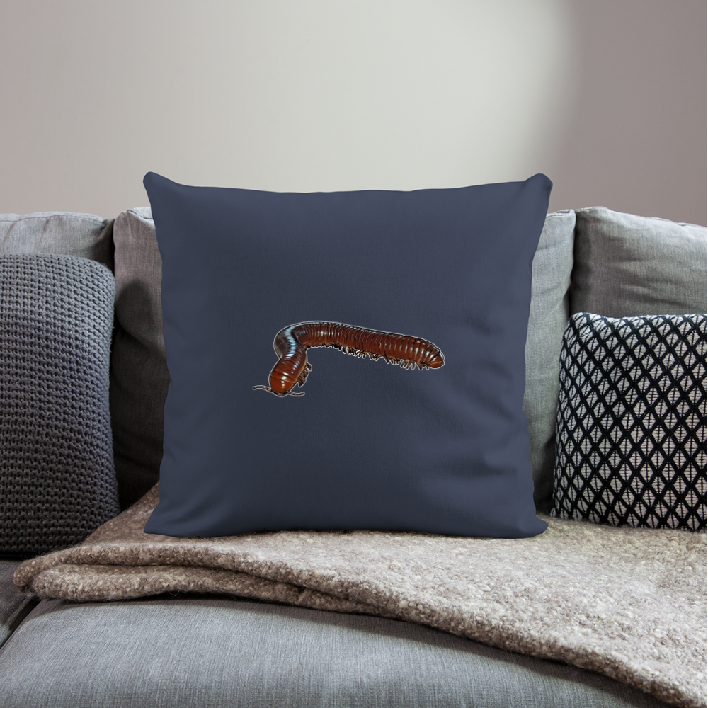 Sofakissen mit Füllung 44 x 44 cm Ophistreptus guineensis - Navy