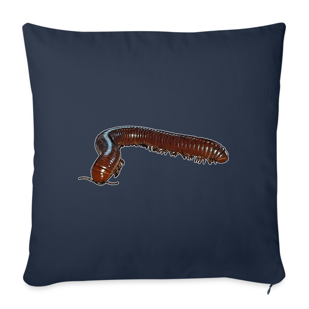 Sofakissen mit Füllung 44 x 44 cm Ophistreptus guineensis - Navy