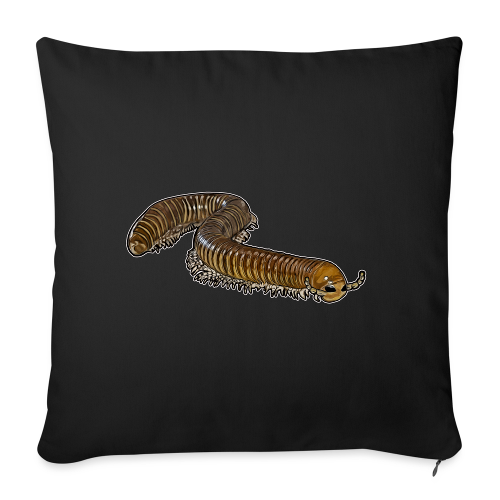 Sofakissen mit Füllung 44 x 44 cm Telodeinopus aoutii - Schwarz