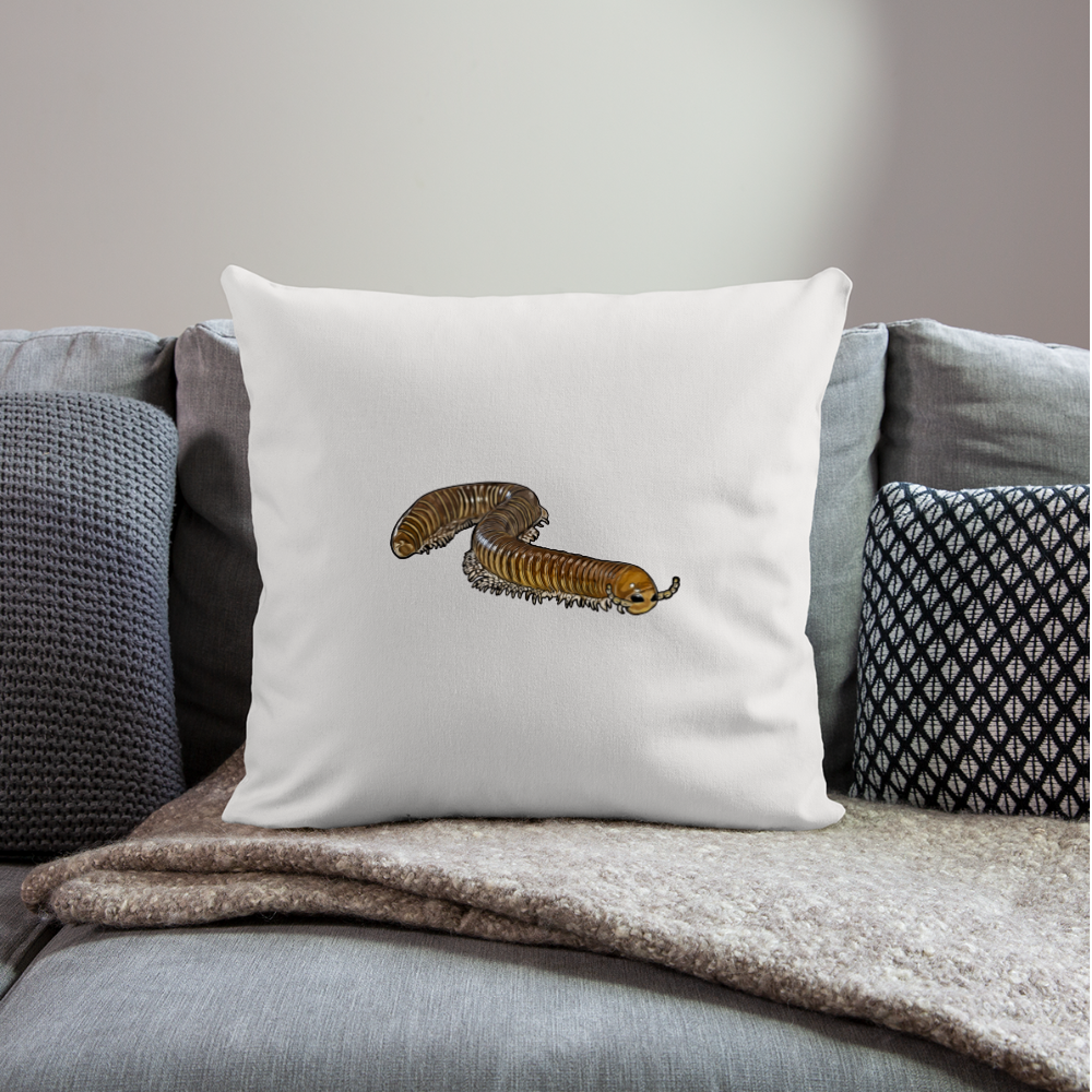 Sofakissen mit Füllung 44 x 44 cm Telodeinopus aoutii - Naturweiß