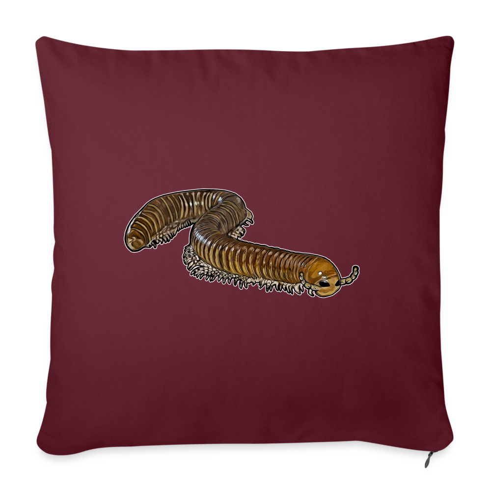 Sofakissen mit Füllung 44 x 44 cm Telodeinopus aoutii - Burgunderrot