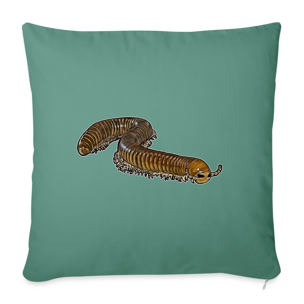 Sofakissen mit Füllung 44 x 44 cm Telodeinopus aoutii - Tanngrün