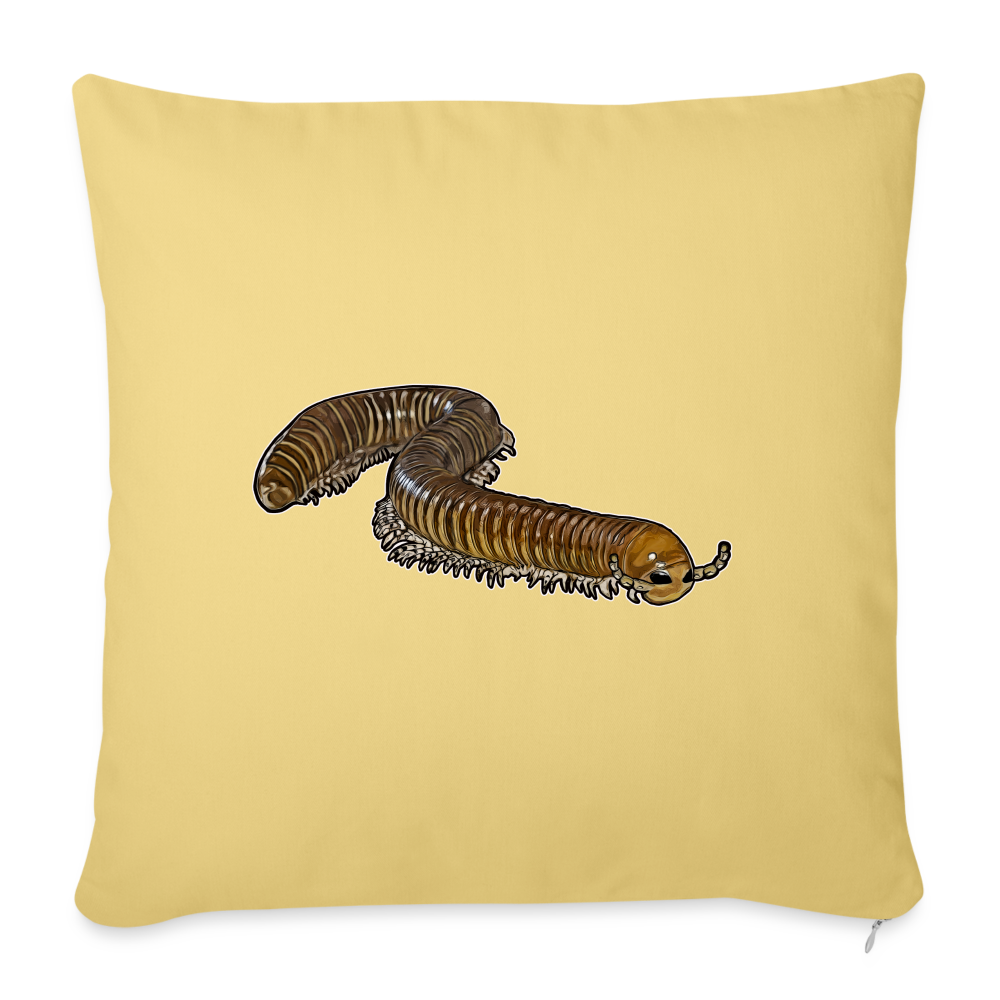 Sofakissen mit Füllung 44 x 44 cm Telodeinopus aoutii - Hellgelb