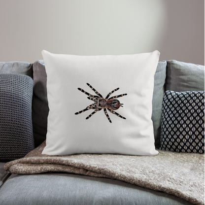 Sofakissen mit Füllung 44 x 44 cm Acanthoscurria geniculata - Naturweiß