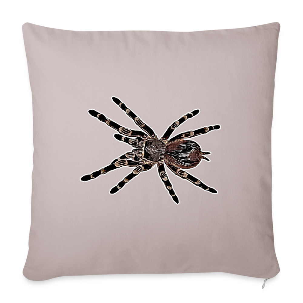 Sofakissen mit Füllung 44 x 44 cm Acanthoscurria geniculata - helles Taupe