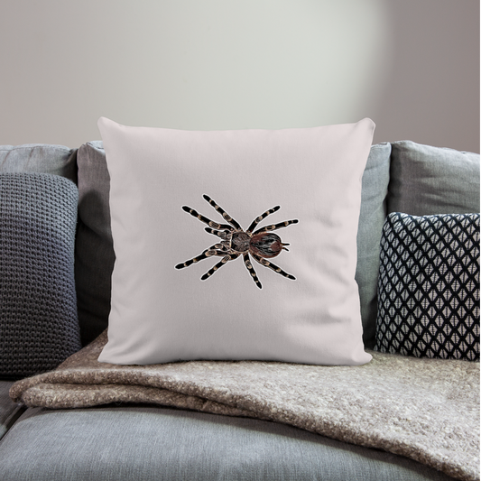 Sofakissen mit Füllung 44 x 44 cm Acanthoscurria geniculata - helles Taupe