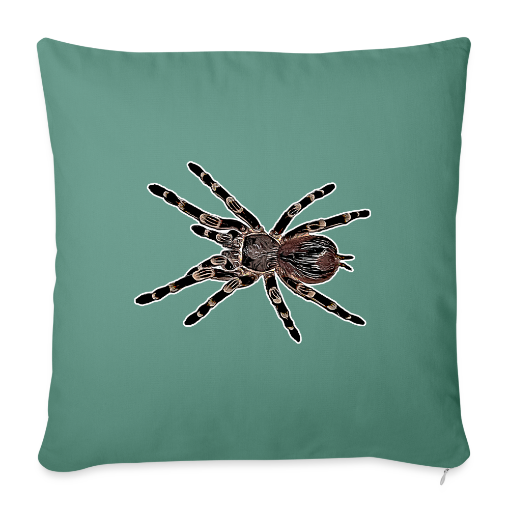 Sofakissen mit Füllung 44 x 44 cm Acanthoscurria geniculata - Tanngrün