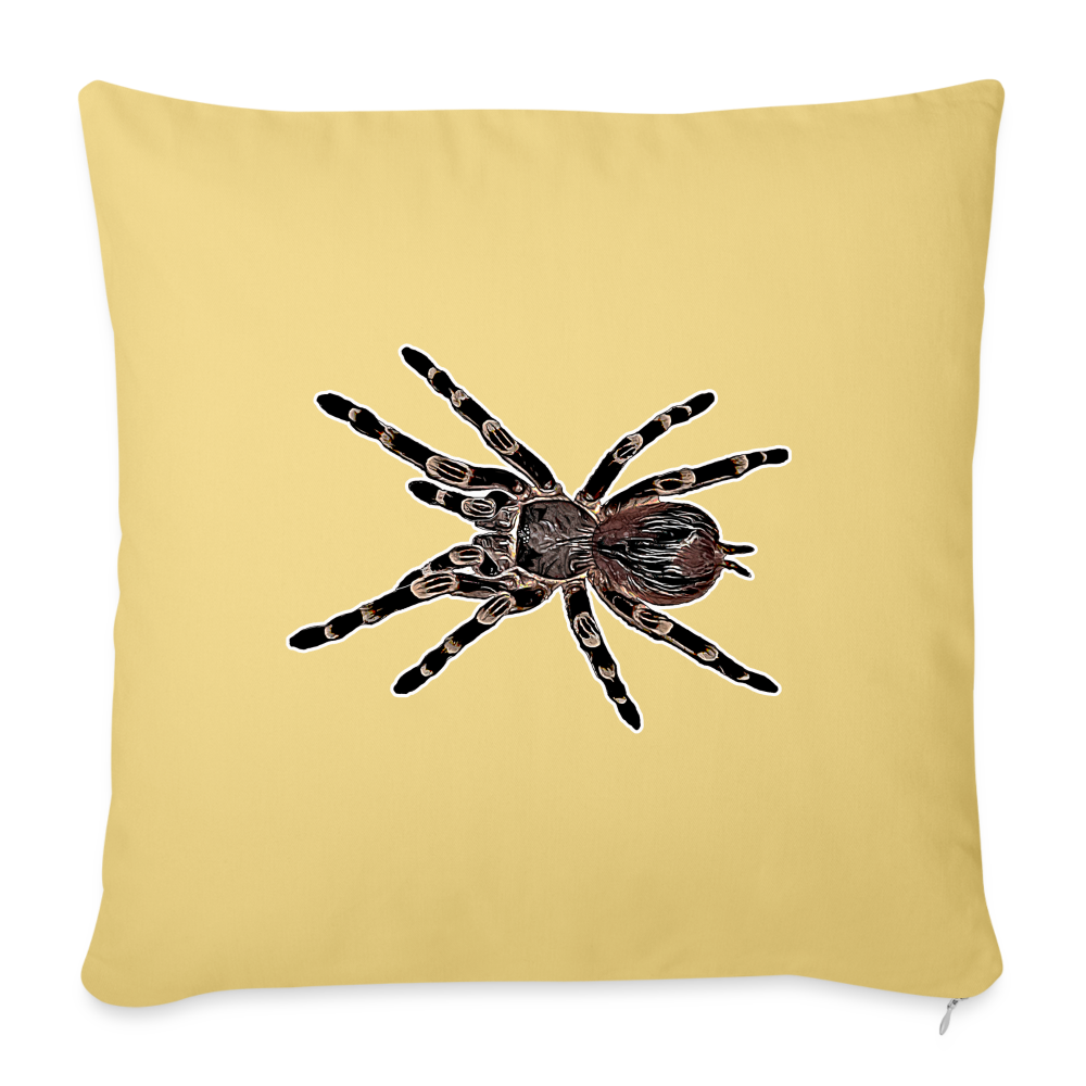 Sofakissen mit Füllung 44 x 44 cm Acanthoscurria geniculata - Hellgelb