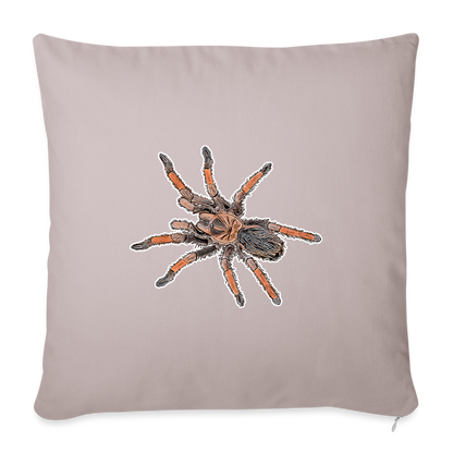 Sofakissen mit Füllung 44 x 44 cm Brachypelma emilia - helles Taupe