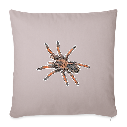 Sofakissen mit Füllung 44 x 44 cm Brachypelma emilia - helles Taupe
