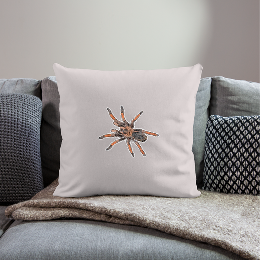 Sofakissen mit Füllung 44 x 44 cm Brachypelma emilia - helles Taupe