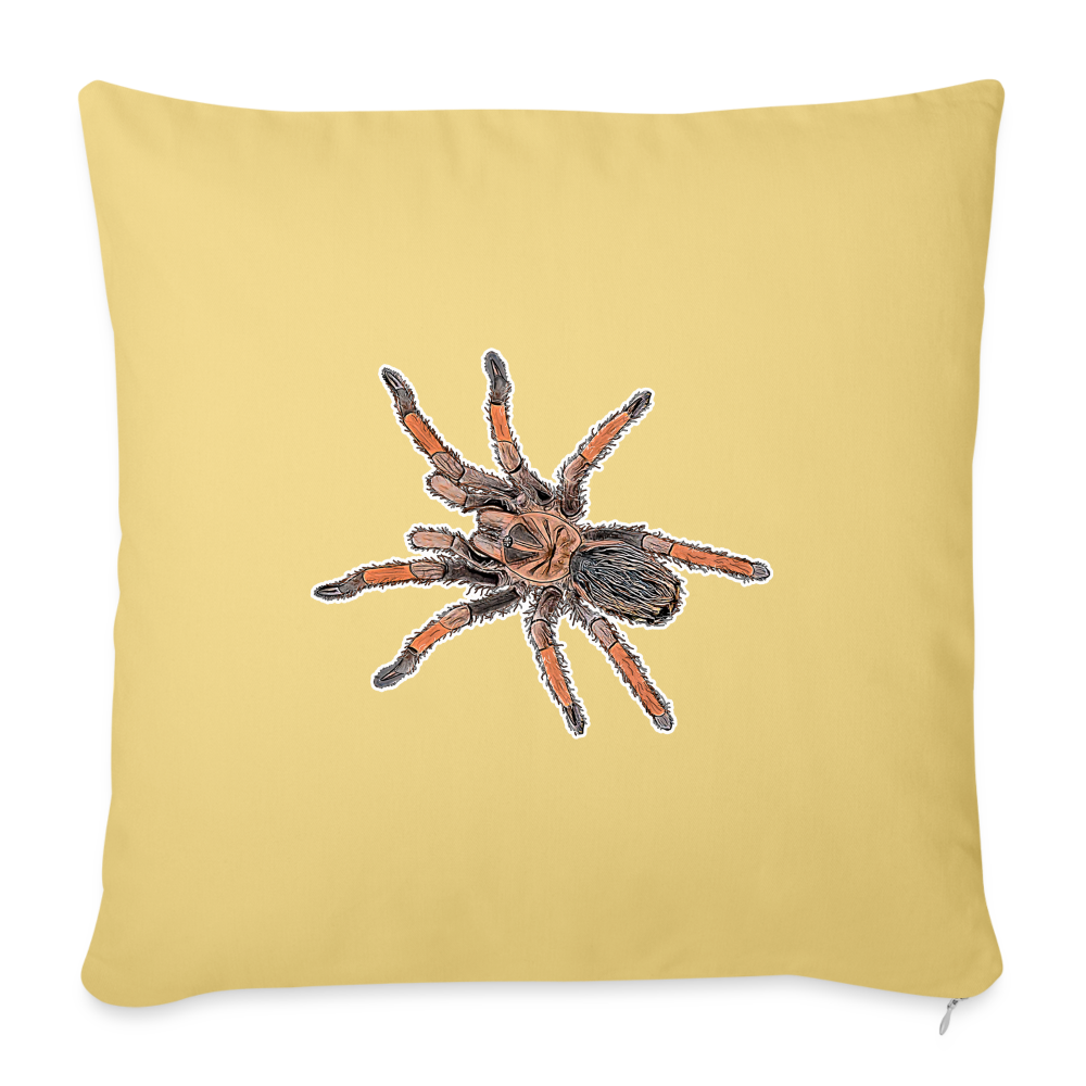 Sofakissen mit Füllung 44 x 44 cm Brachypelma emilia - Hellgelb