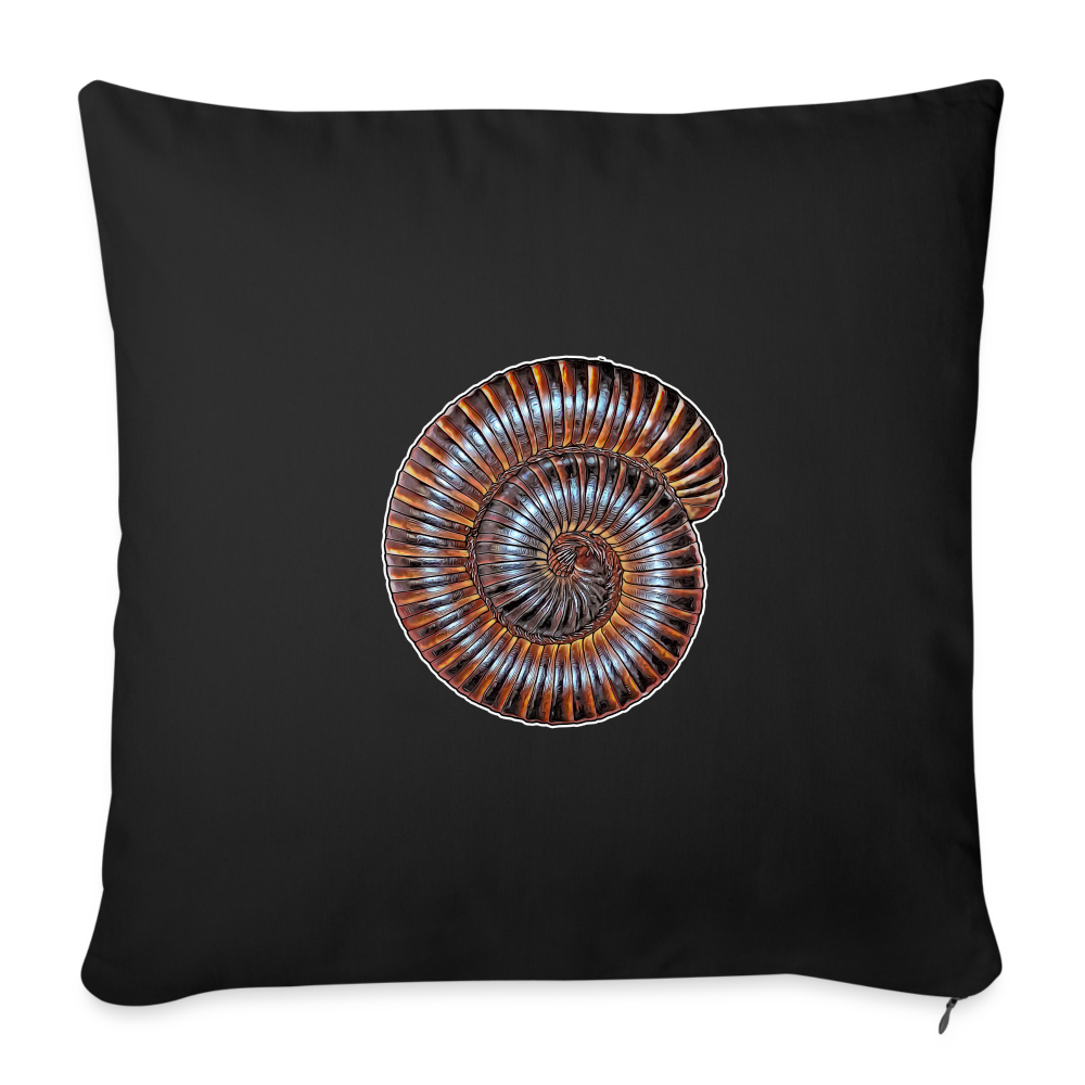 Sofakissen mit Füllung 44 x 44 cm Archispirostreptus gigas - Schwarz