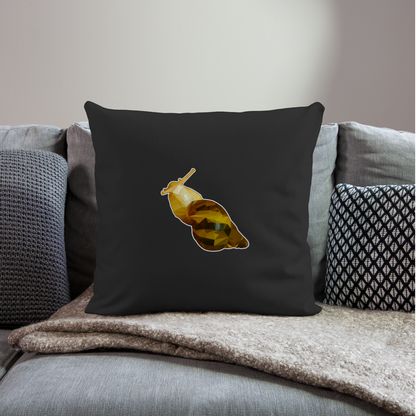 Sofakissen mit Füllung 44 x 44 cm Achatina reticulata Low Poly - Schwarz