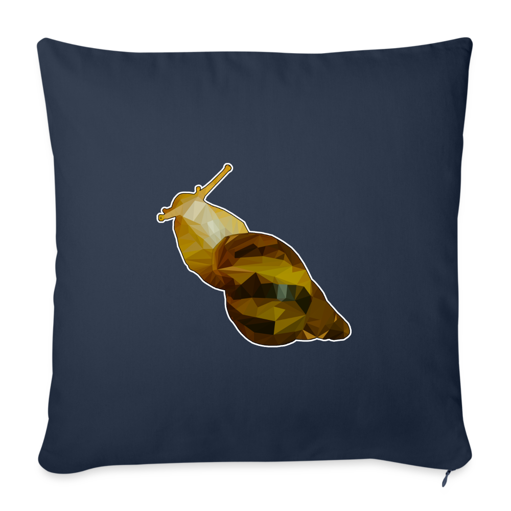 Sofakissen mit Füllung 44 x 44 cm Achatina reticulata Low Poly - Navy