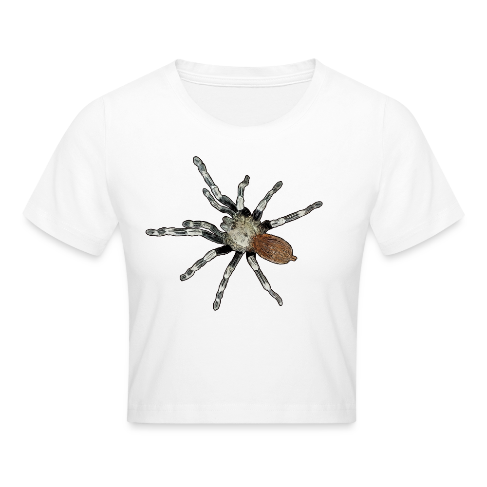 Crop T-Shirt Nhandu chromatus - weiß