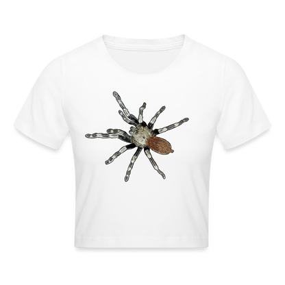 Crop T-Shirt Nhandu chromatus - weiß