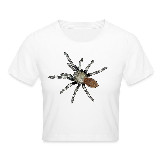 Crop T-Shirt Nhandu chromatus - weiß