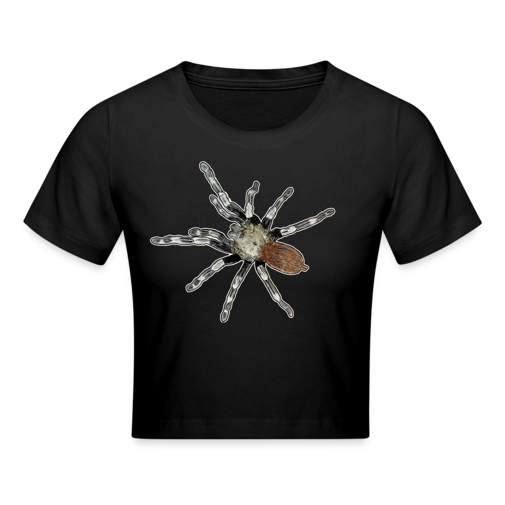 Crop T-Shirt Nhandu chromatus - Schwarz