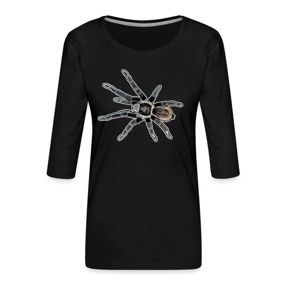 Frauen 3/4-Arm Shirt Tliltocatl vagans - Schwarz