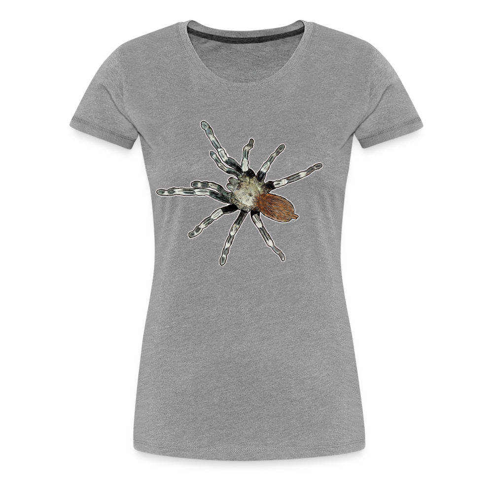 Frauen Basic T-Shirt Nhandu chromatus - Grau meliert