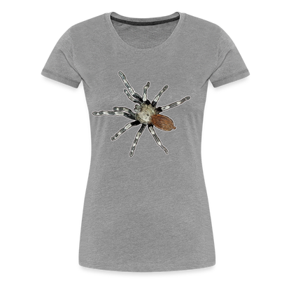 Frauen Basic T-Shirt Nhandu chromatus - Grau meliert