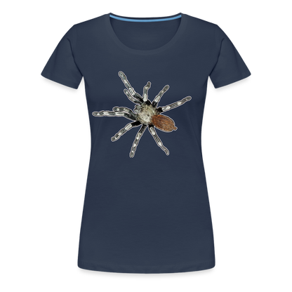 Frauen Basic T-Shirt Nhandu chromatus - Navy