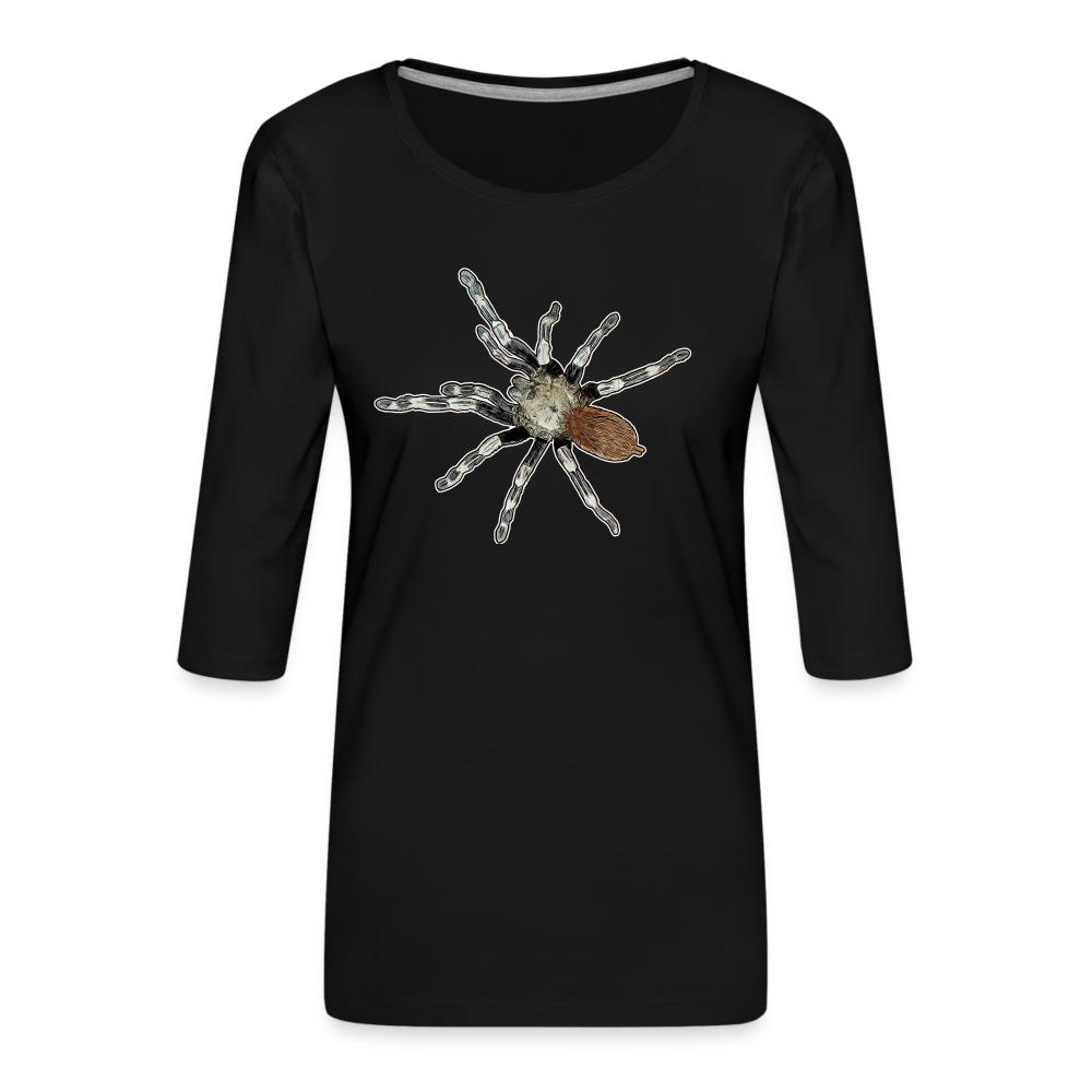 Frauen 3/4-Arm Shirt Nhandu chromatus - Schwarz