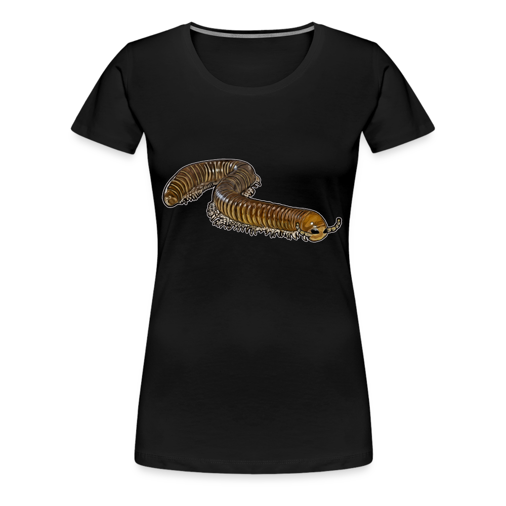 Frauen Basic T-Shirt Telodeinopus aoutii - Schwarz