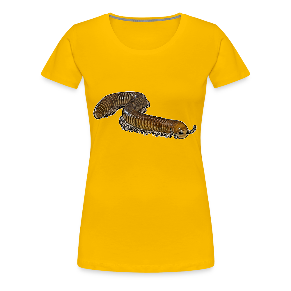 Frauen Basic T-Shirt Telodeinopus aoutii - Sonnengelb