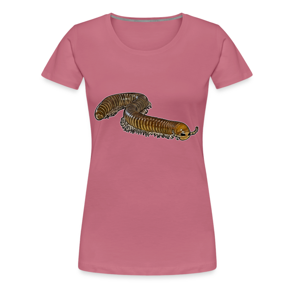 Frauen Basic T-Shirt Telodeinopus aoutii - Malve