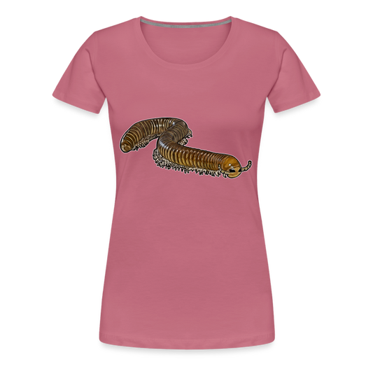 Frauen Basic T-Shirt Telodeinopus aoutii - Malve