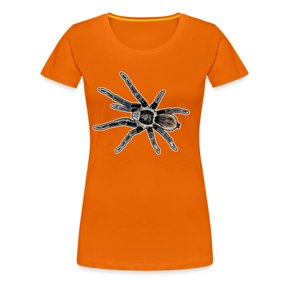 Frauen Basic T-Shirt Tliltocatl vagans - Orange