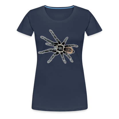 Frauen Basic T-Shirt Tliltocatl vagans - Navy
