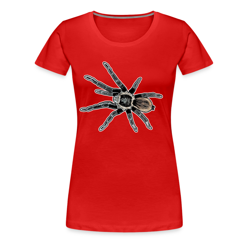 Frauen Basic T-Shirt Tliltocatl vagans - Rot