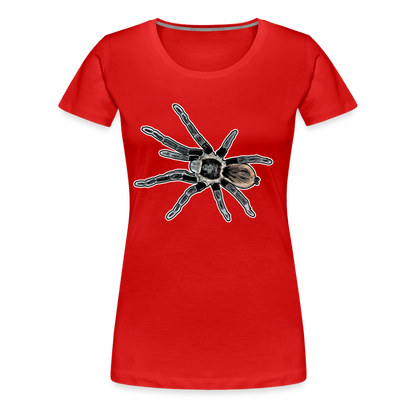 Frauen Basic T-Shirt Tliltocatl vagans - Rot