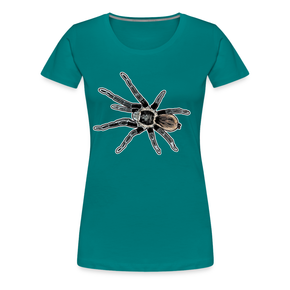 Frauen Basic T-Shirt Tliltocatl vagans - Divablau