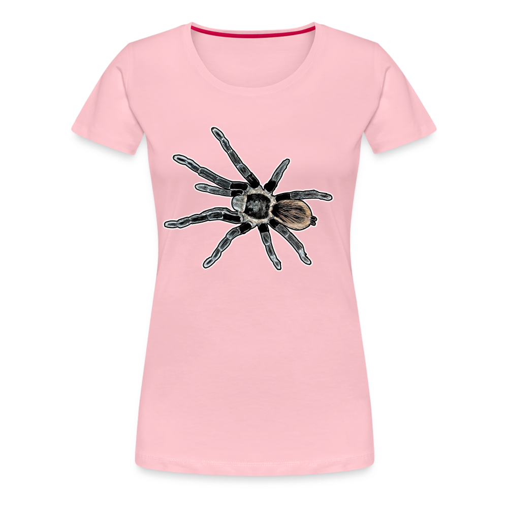 Frauen Basic T-Shirt Tliltocatl vagans - Hellrosa
